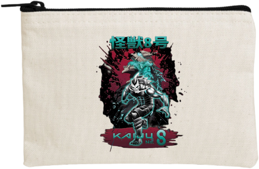 Kaiju No. 8 wallet pencil case Beige 1