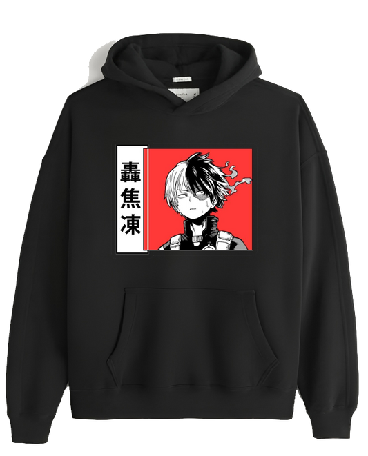 bnha  boku no hero academy One Size hoodie Black 8