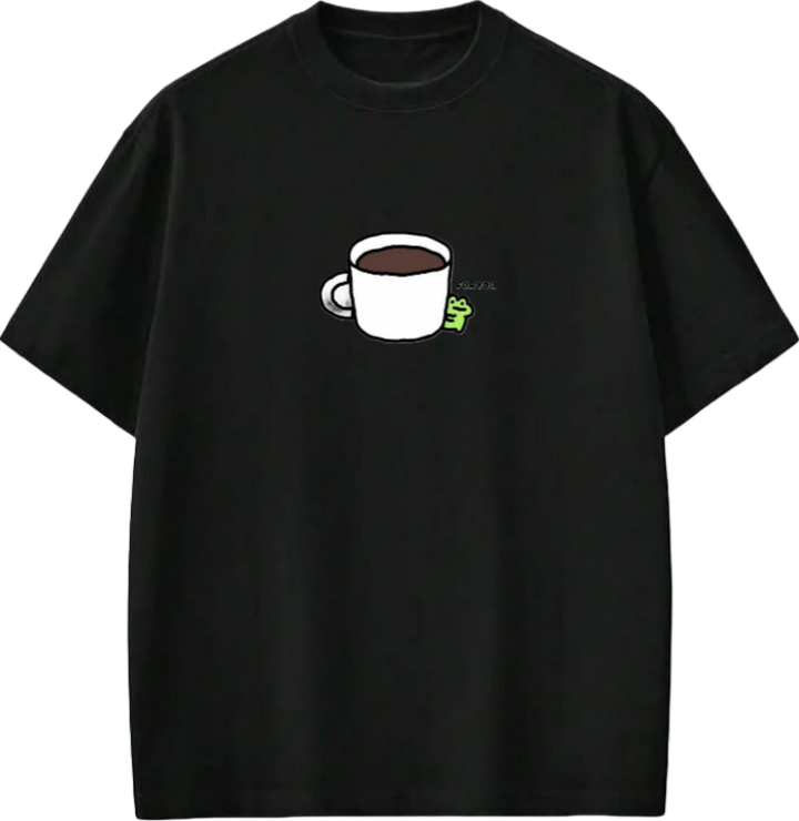 Frog One Size t- shirt Black 1