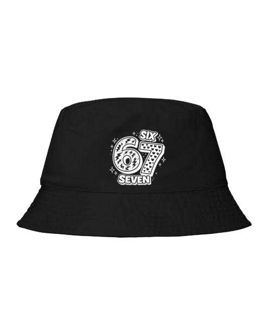 67 designs Bucket hat Fishman hat cap Black 1