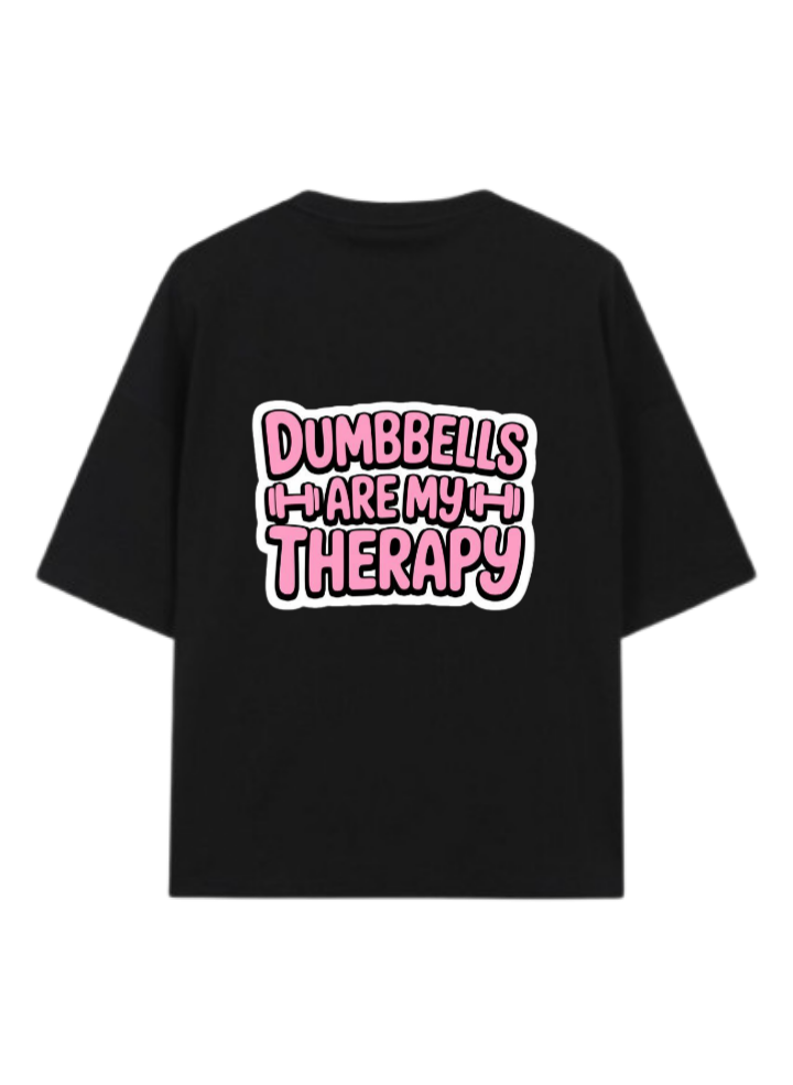 workout gym pilates One Size t- shirt Black Back 1