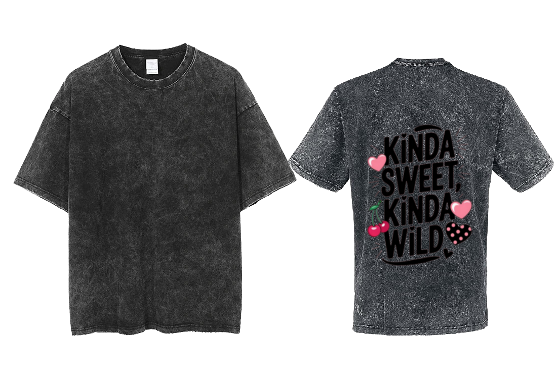 Generic t- shirt One Size Washed Back 1