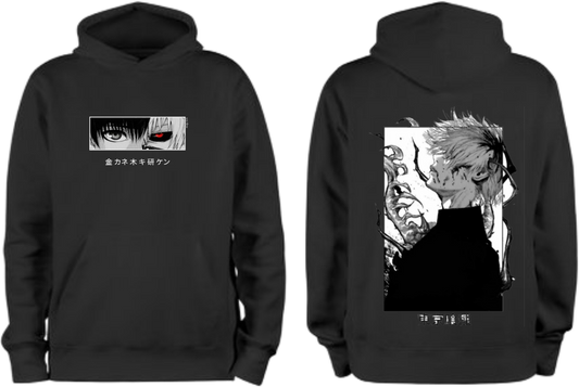 Tokyo Ghoul One Size hoodie Black Back 1