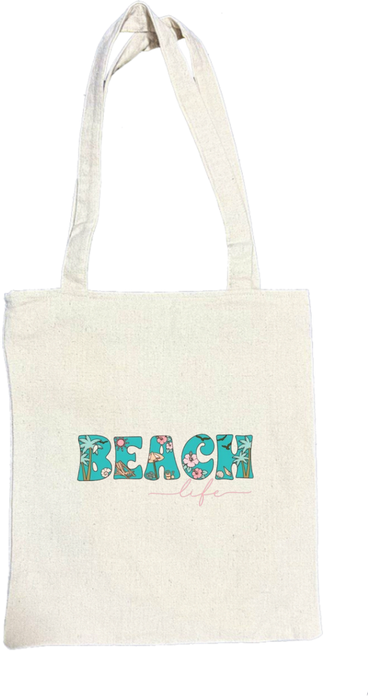 Summer Vibes tote bag Beige 1