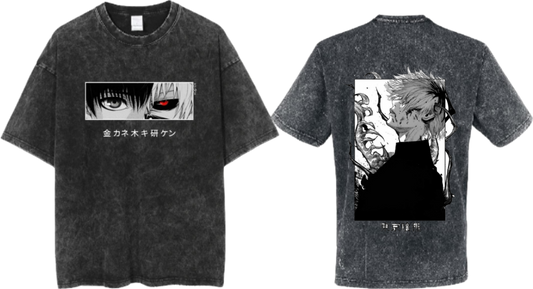 Tokyo ghoul t- shirt One Size Washed Back 1