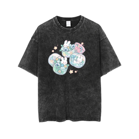 bunny One Size t- shirt Washed 1