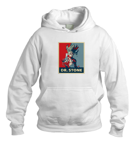 Dr. Stone Size hoodie White 2