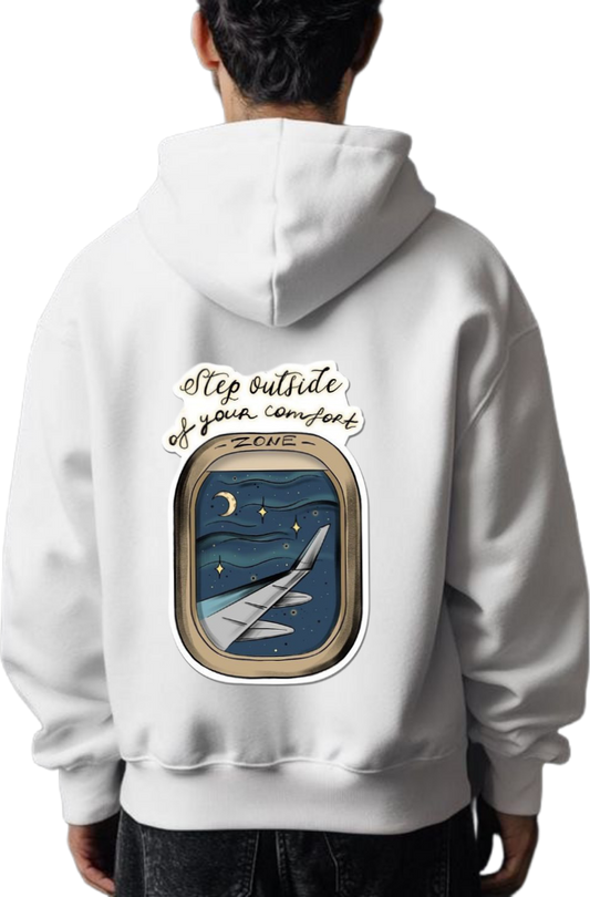 travel travellar Oversize Hoodie White Back 1