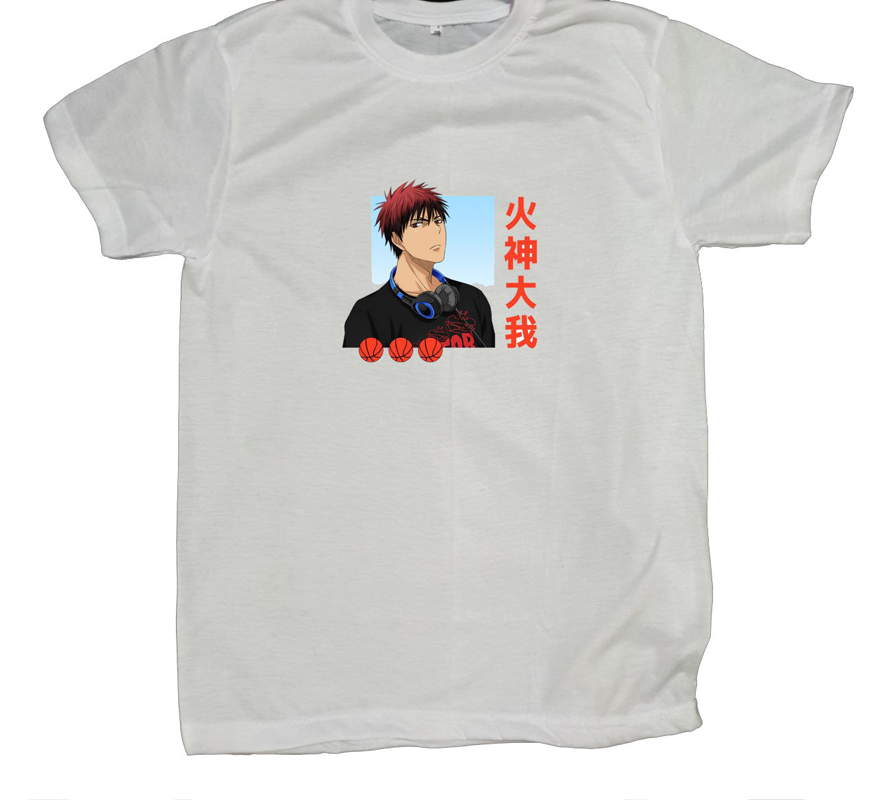 Kuroko's Basketball t- shirt fat White 1