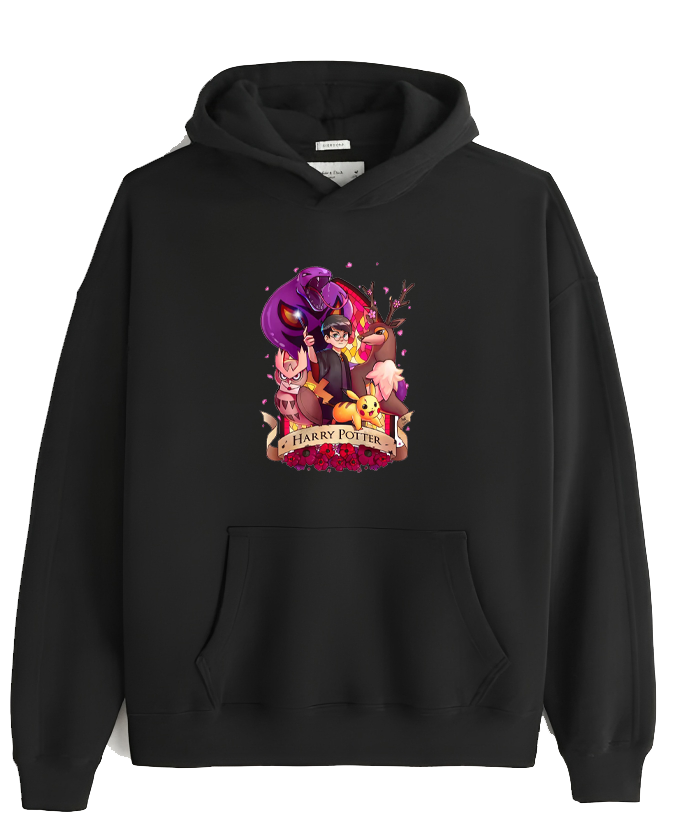 Harry Potter One Size hoodie Black 1