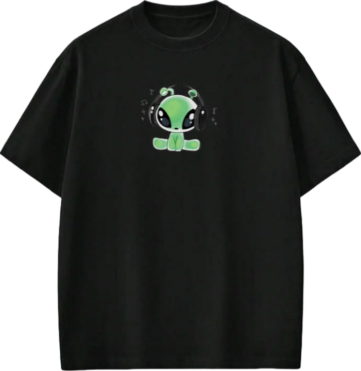 aliens One Size t- shirt Black  1