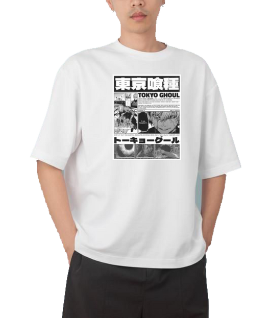 Tokyo ghoul t- shirt One Size White 1