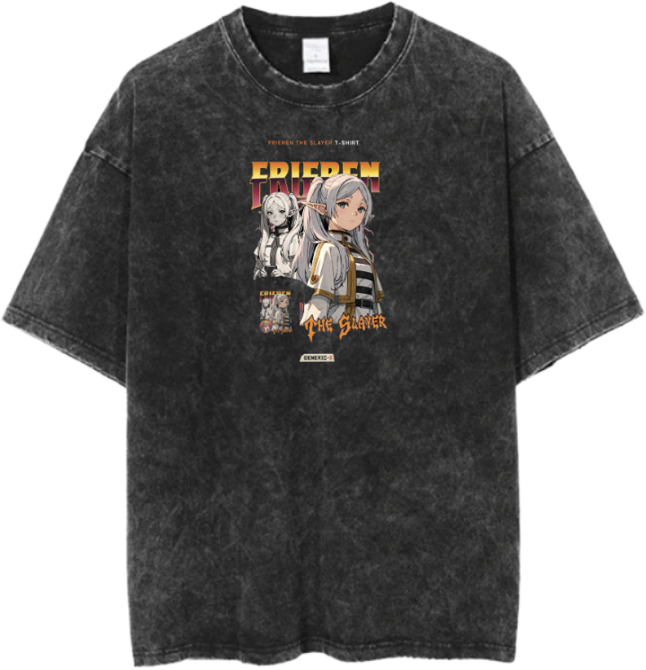Frieren Beyond Journey's End t- shirt One Size Washed 1