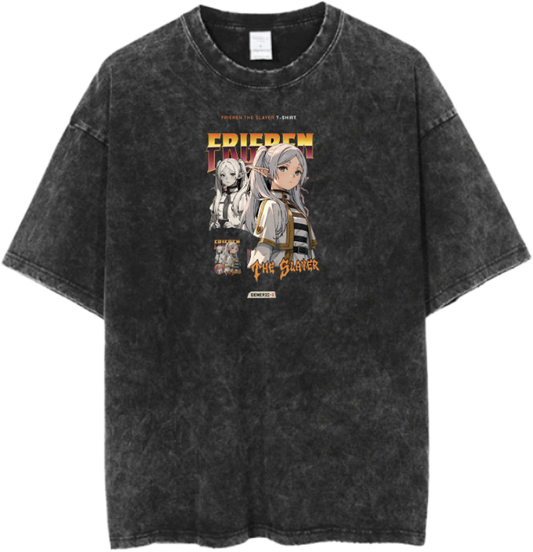 Frieren Beyond Journey's End t- shirt One Size Washed 1