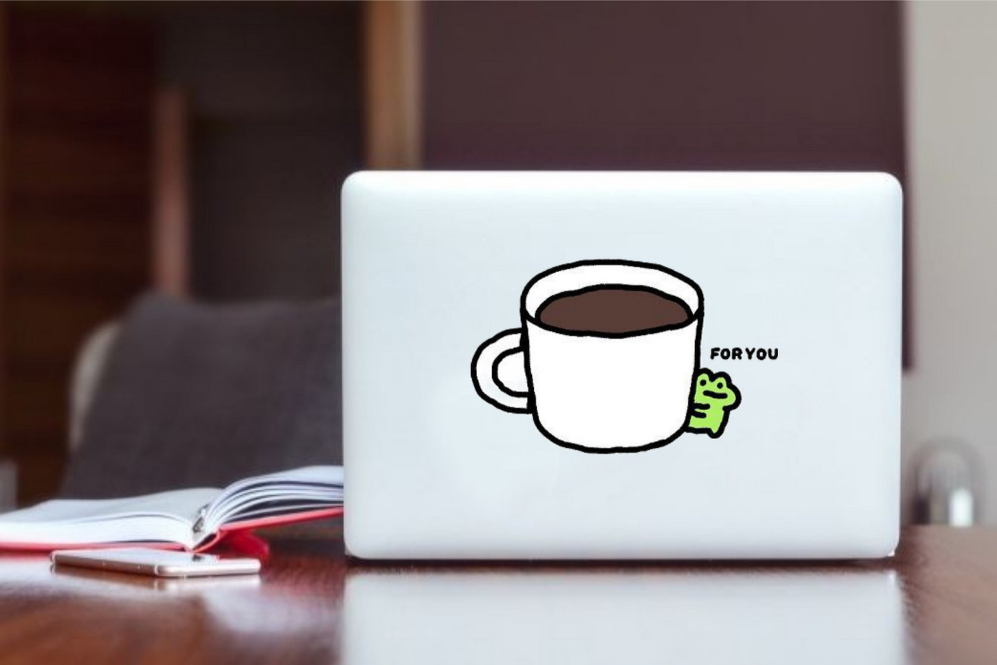 Frog Laptop Sticker 1