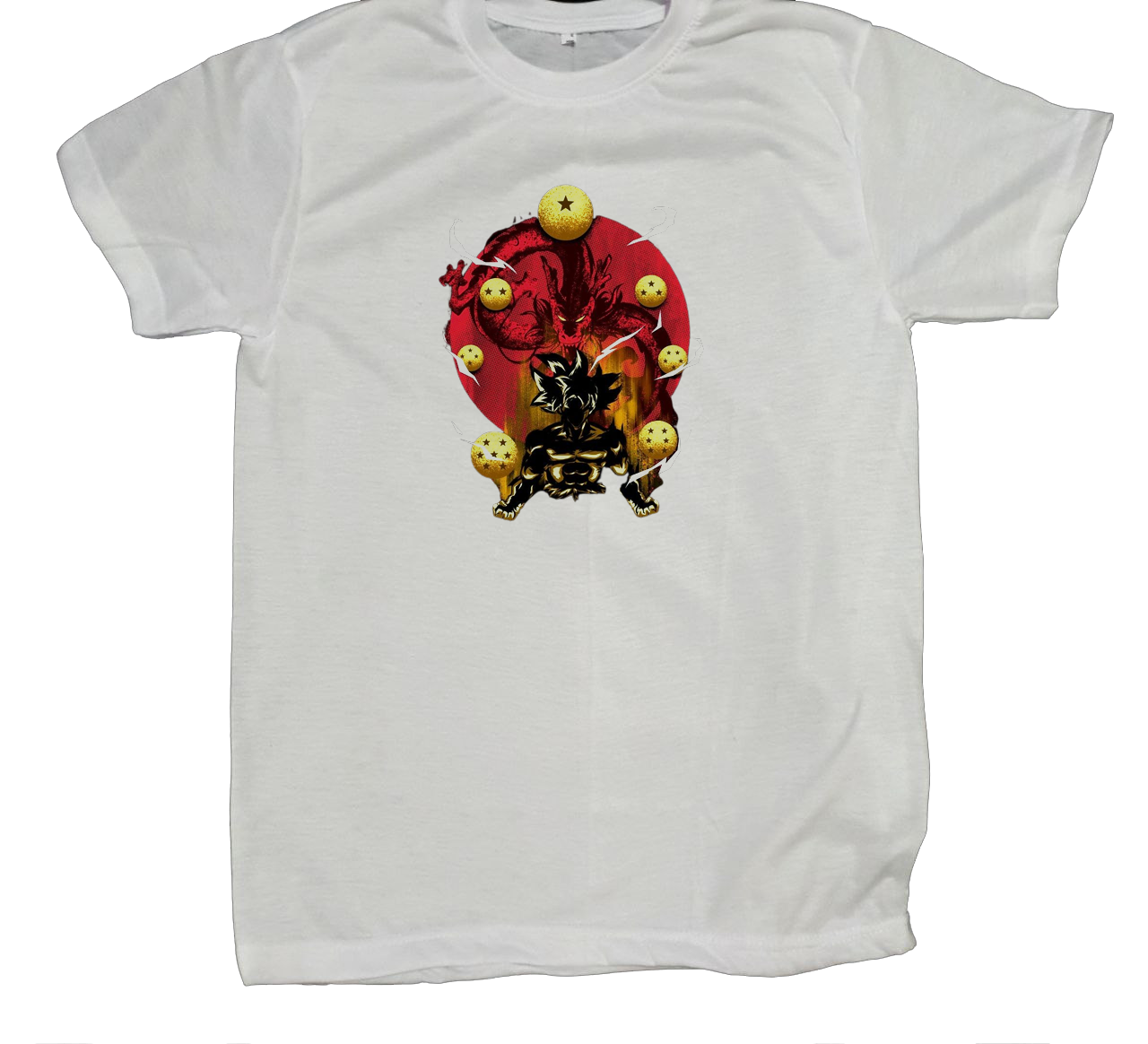 Dragon Ball t- shirt fat White 2