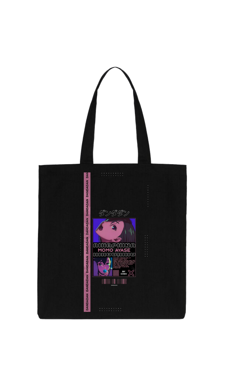 Dandadan tote bag Black 1