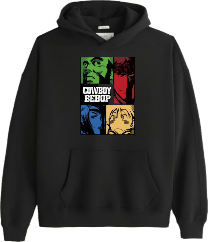 Cowboy Bebop Over Size hoodie Black 1