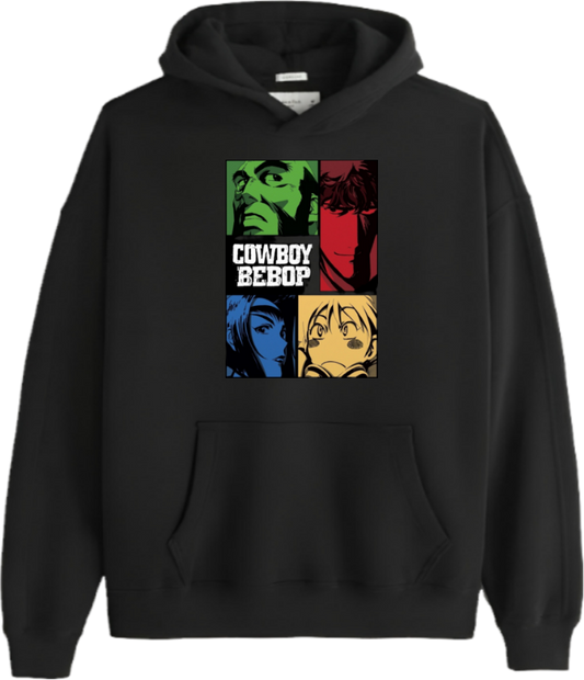 Cowboy Bebop Over Size hoodie Black 1