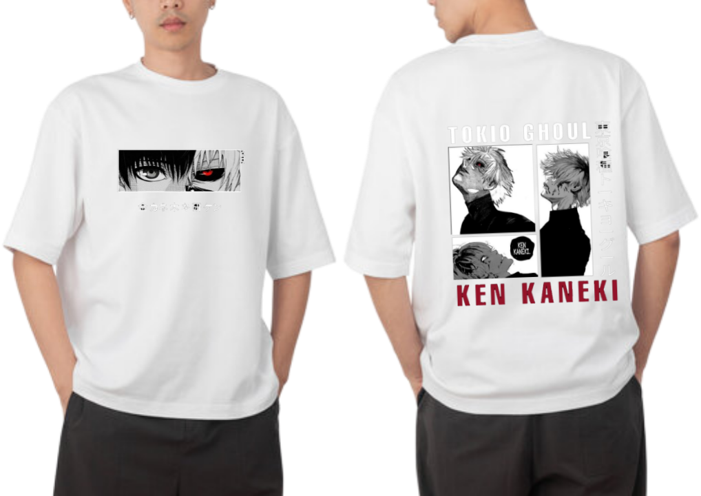 Tokyo ghoul t- shirt One Size White Back 1
