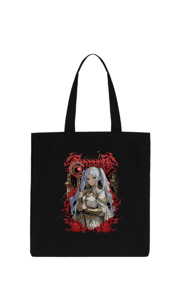 Frieren Beyond Journey's End tote bag Black 1