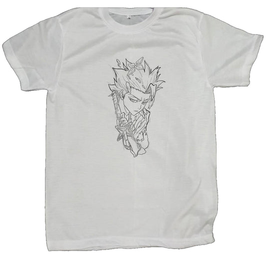Bleach t- shirt fat White 1