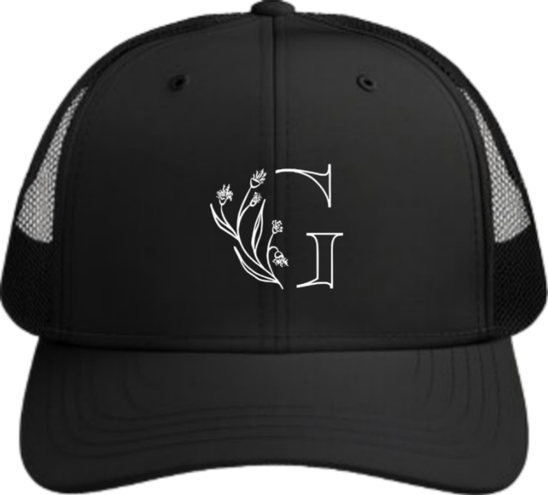 vector letter Baseball cap Black G 1