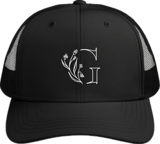 vector letter Baseball cap Black G 1