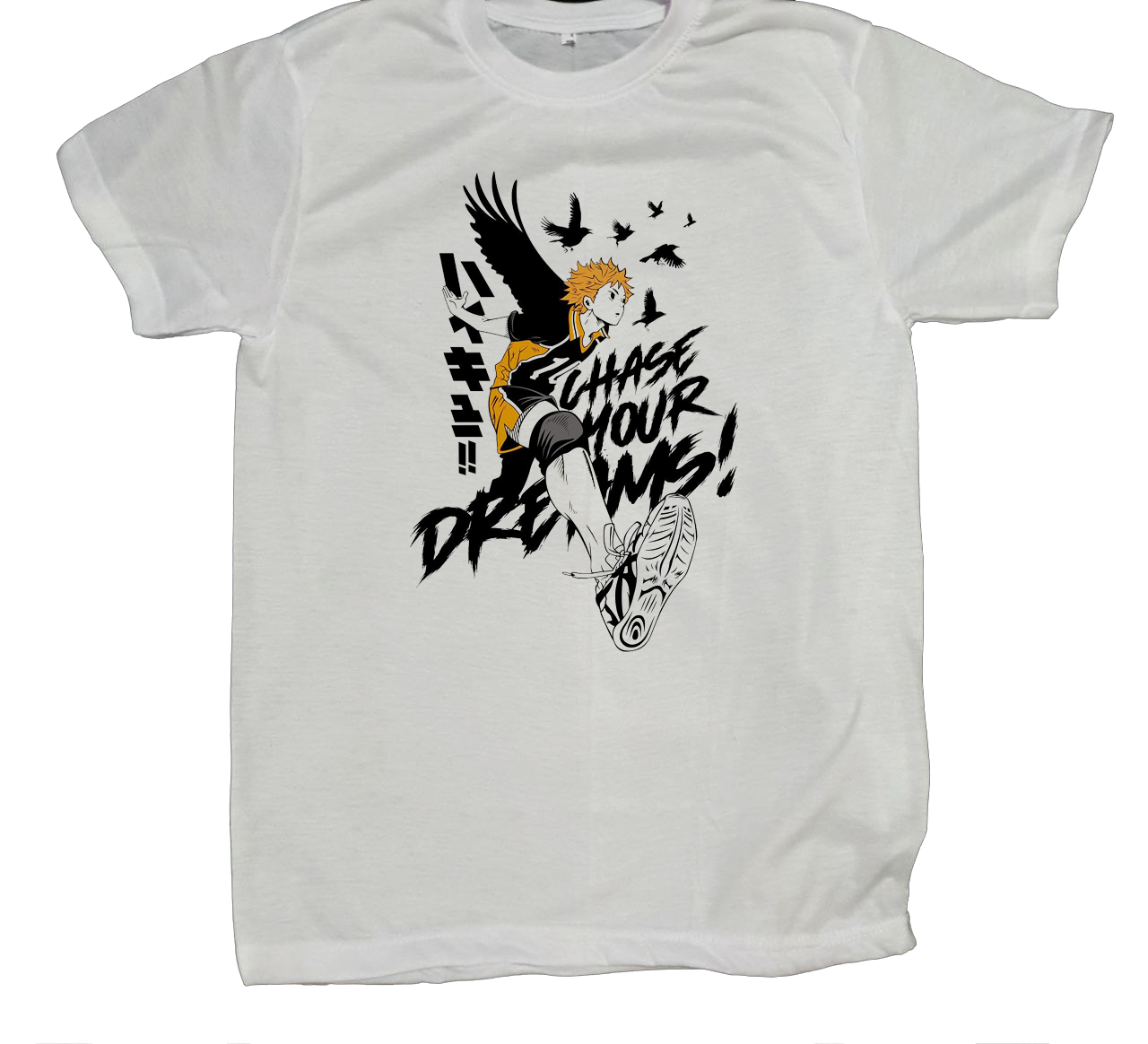 Haikyu t- shirt fat White 2