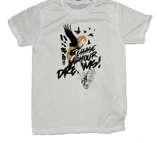 Haikyu t- shirt fat White 2