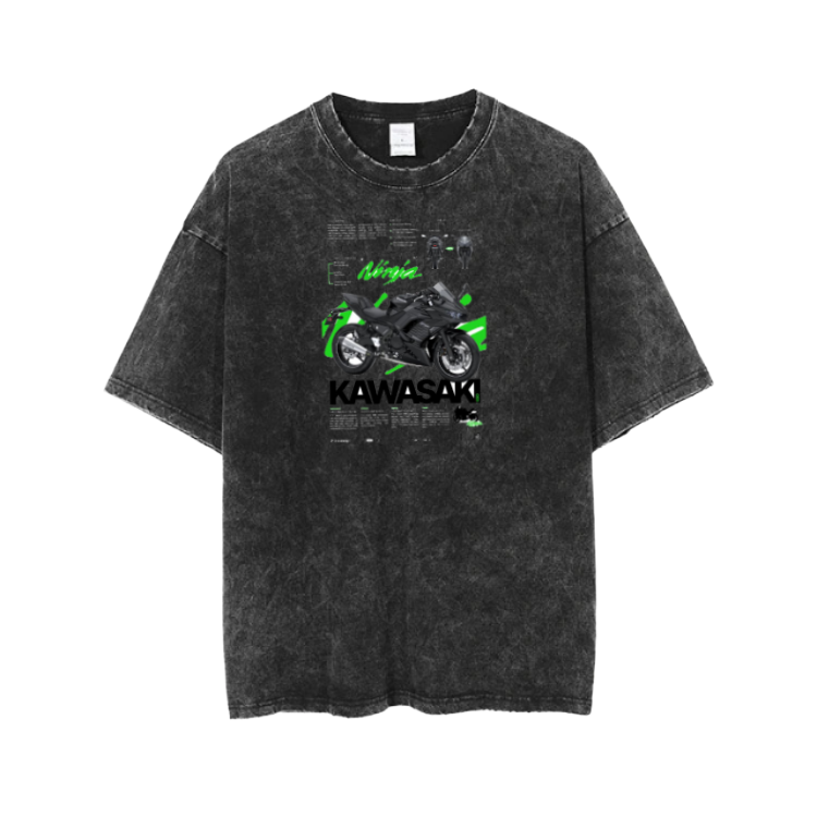 MOTOR CYCLE t- shirt One Size Washed 1