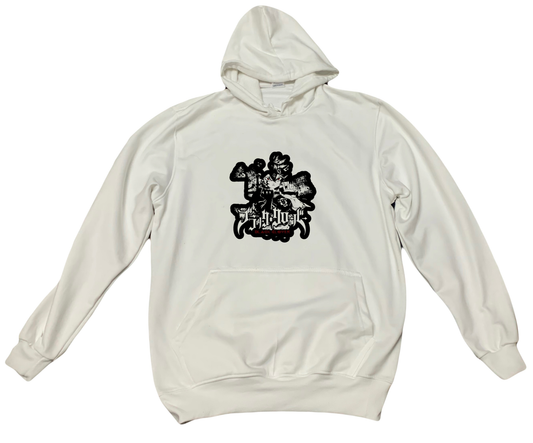 Black clover One Size hoodie White 1