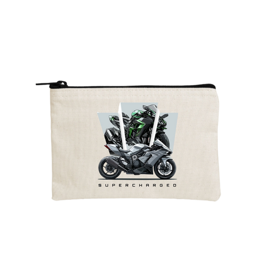 MOTOR CYCLE wallet pencil case Beige 1