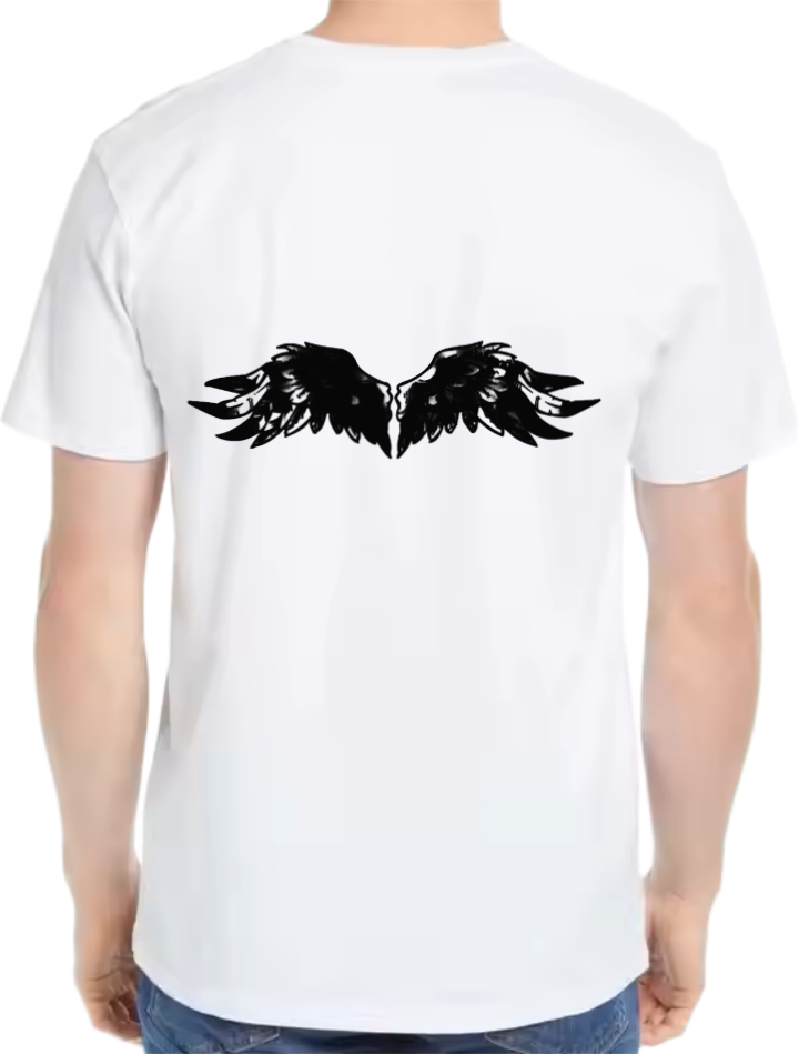 Goth  Oversize t- shirt  White Back 1