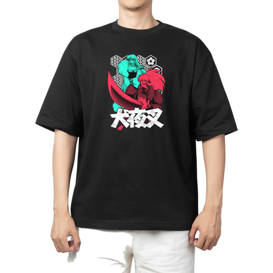 Inuyasha  t- shirt One Size Black 1