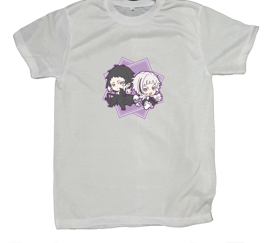 Bungo Stray Dogs t- shirt fat White 1