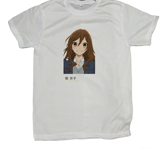 Horimiya t- shirt fat White 1