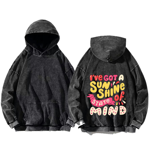 I'VE GOT A SHINE STATE MOND те of One Size hoodie Washed Back 1