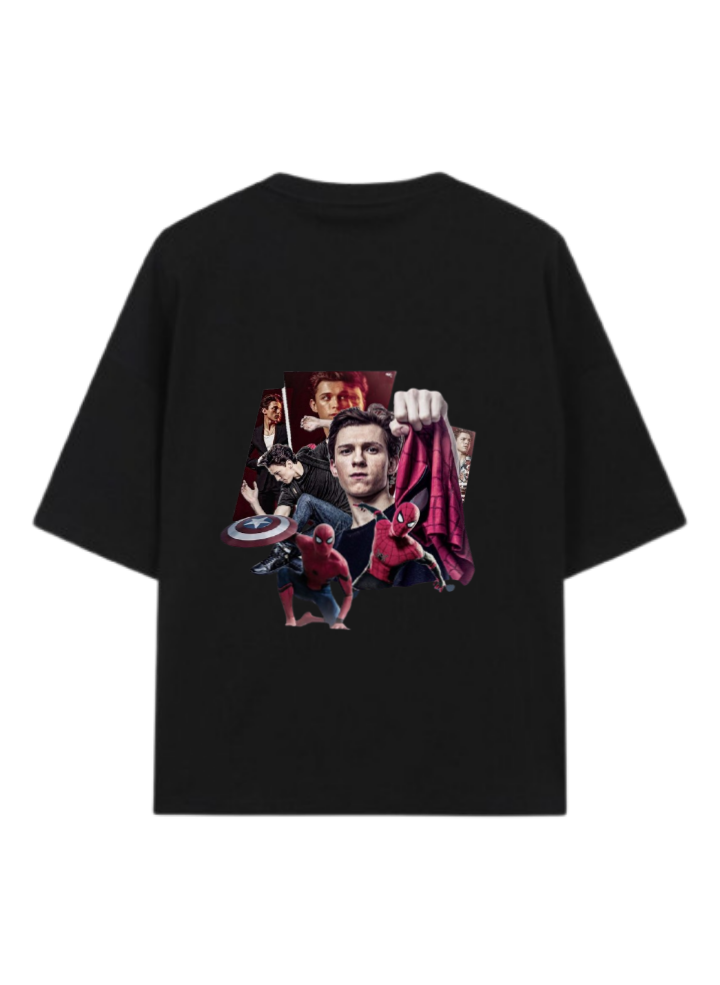 Spiderman t- shirt One Size Black Back 1