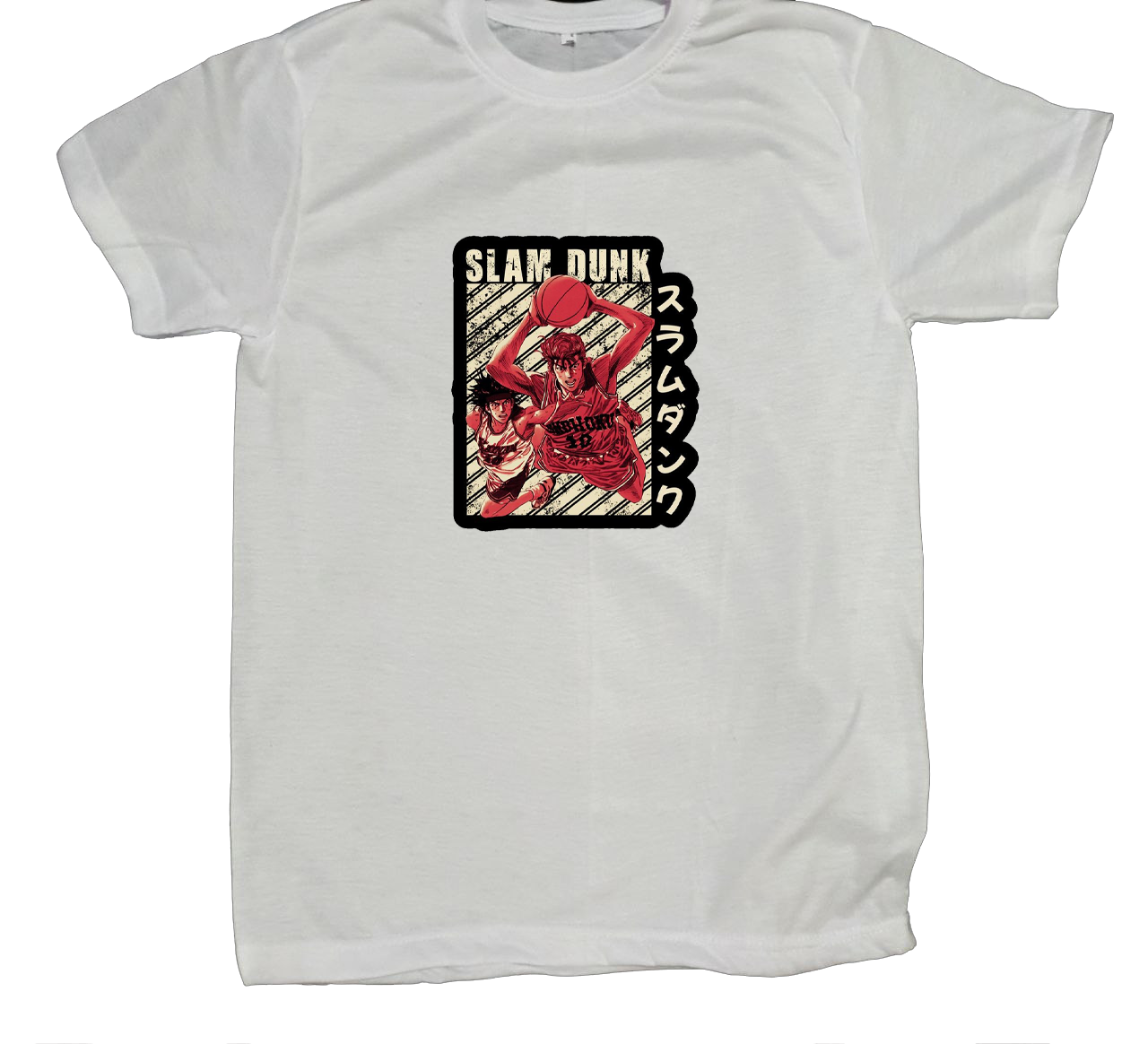 Slam Dunk t- shirt fat White 1