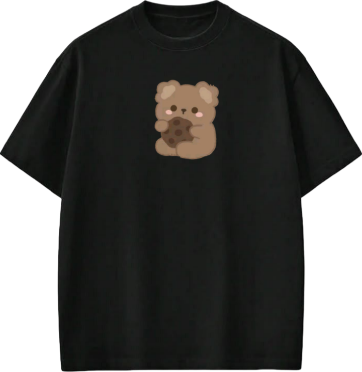 bear t- shirt Black  1