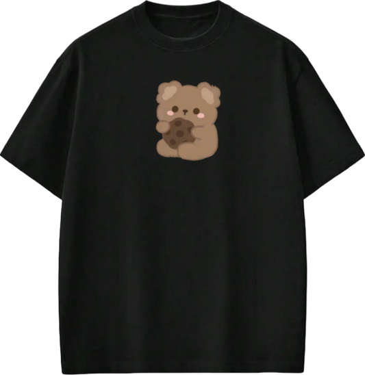 bear t- shirt Black  1