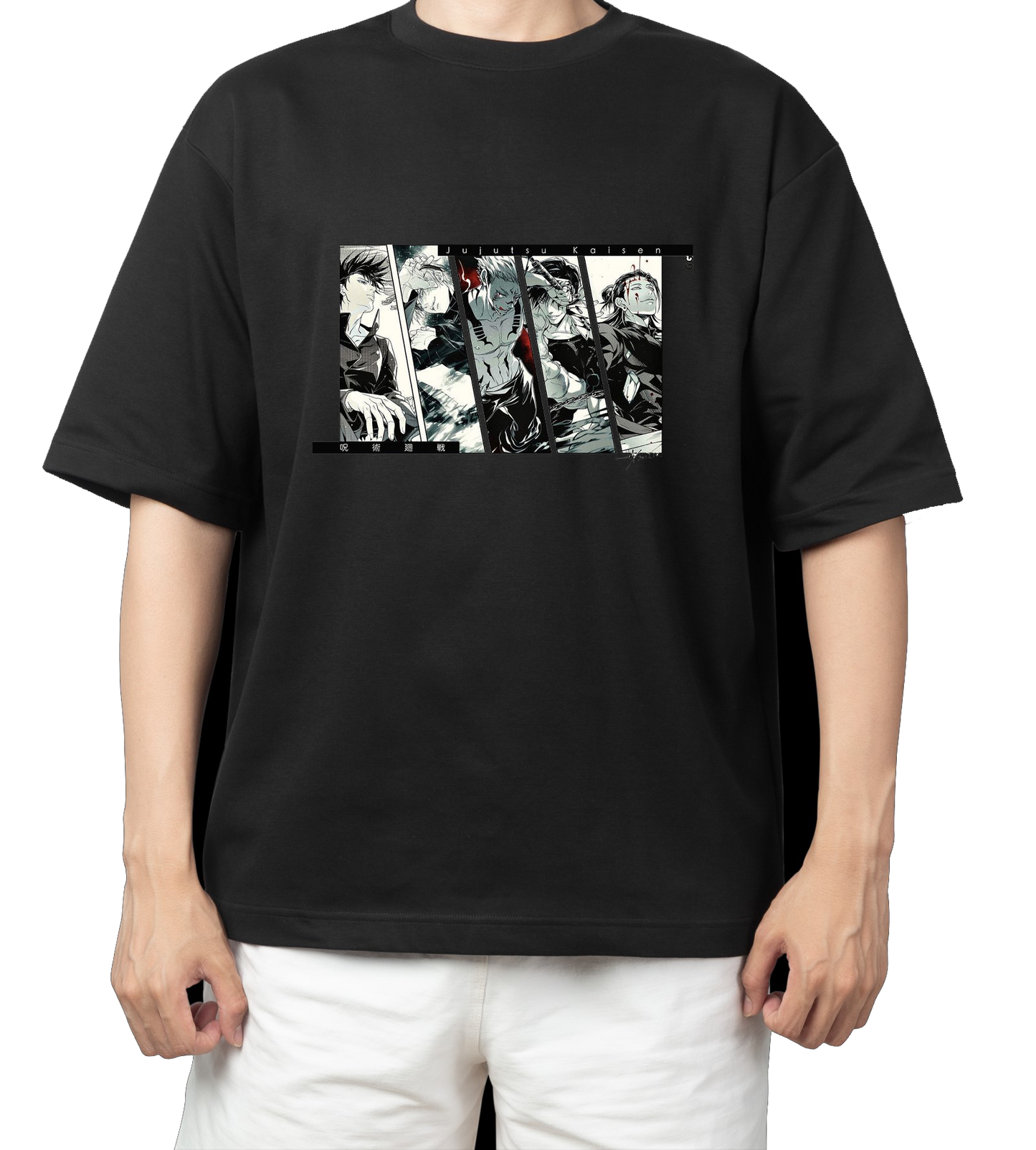 tjujutsu kaisen GOJO Oversize t- shirt Black 1