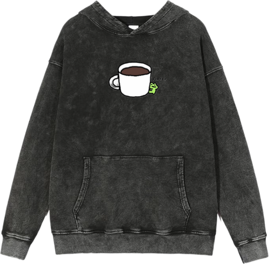 Frog Oversize Hoodie Washed 1