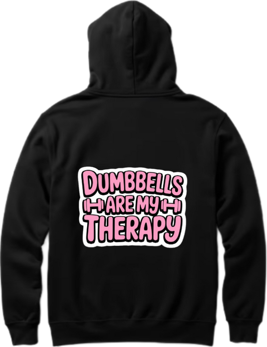 workout gym pilates Oversize Hoodie Black Back 1