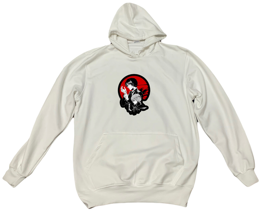 black butler One Size hoodie White  1