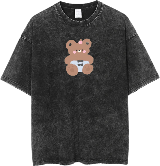 bear t- shirt Washed 1
