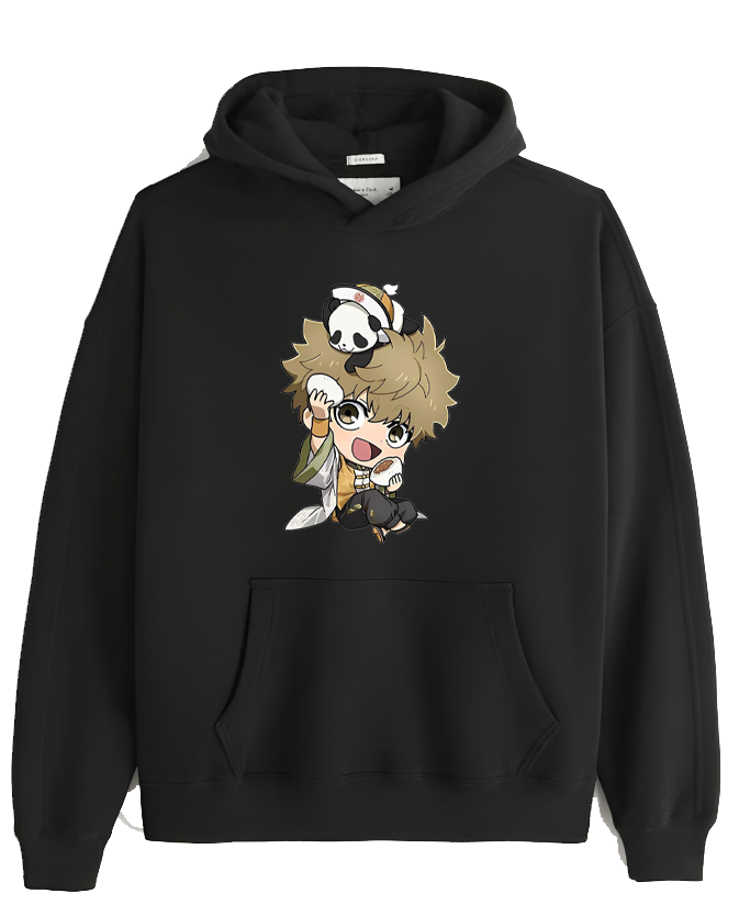 blue lock One Size hoodie Black 1