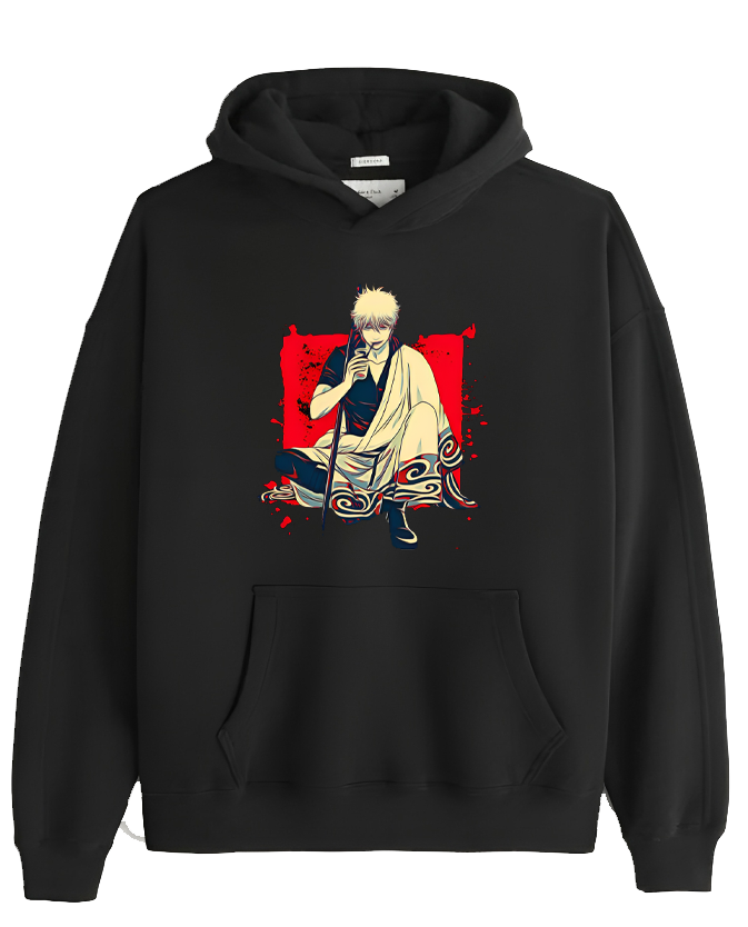 gintama One Size hoodie Black 1