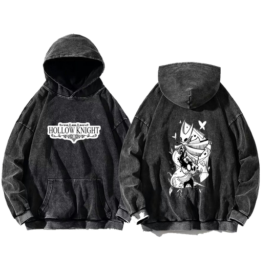 Hollow Knight One Size hoodie Washed Back 1